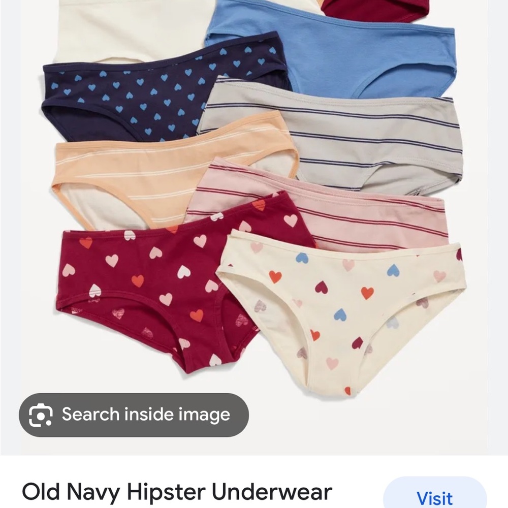 OLD NAVY 7 packs panties nwt